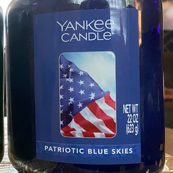 Patriotic Blue Skies 22 Oz Jar Yankee Candle